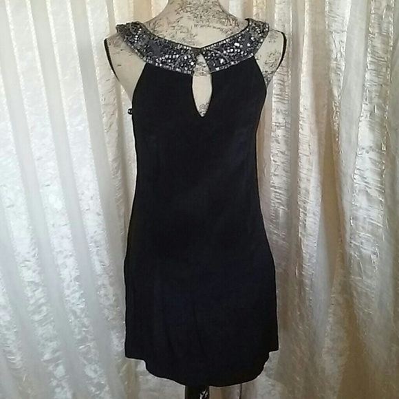 Hannah Jo Black Silk and Sequined Dress - Picture 4 of 8